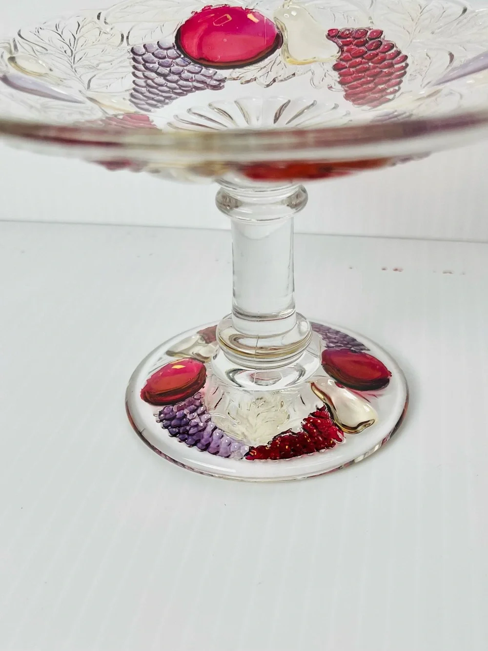 Vintage Westmoreland Della Robbia Compote/Footed Mint Dish